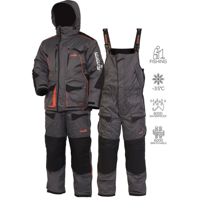 Костюм зимний NORFIN DISCOVERY GRAY 04 Р.xl 451104-XL