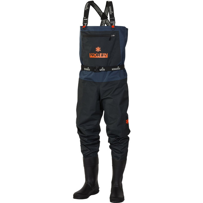 Полукомбинезон забродный NORFIN PILOT BOOTFOOT р.45-XL с сапогами 82231-45-XL