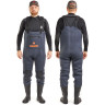 Полукомбинезон забродный NORFIN SHADOW NEOPRENE BOOTFOOT р.44-L-S с сапогами 83500-44-L-S